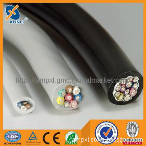 Shielded and non-shielded power cable with PVC